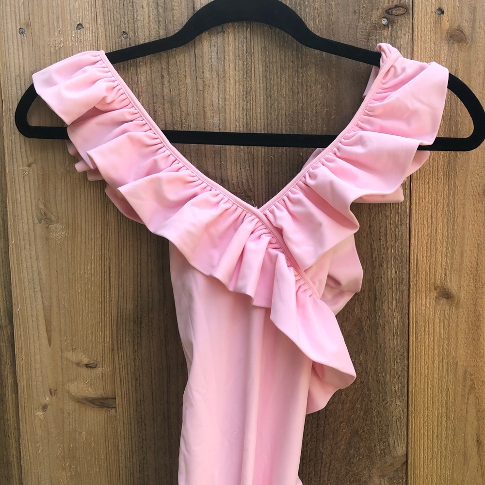 Maje One Piece Swimsuit in Pink